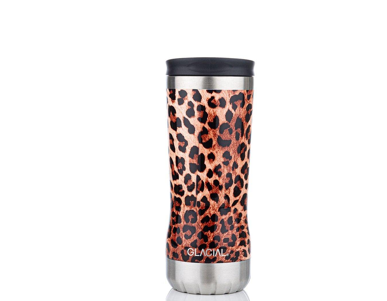 Glacial Wild Leopard Stainless Steel Tumbler