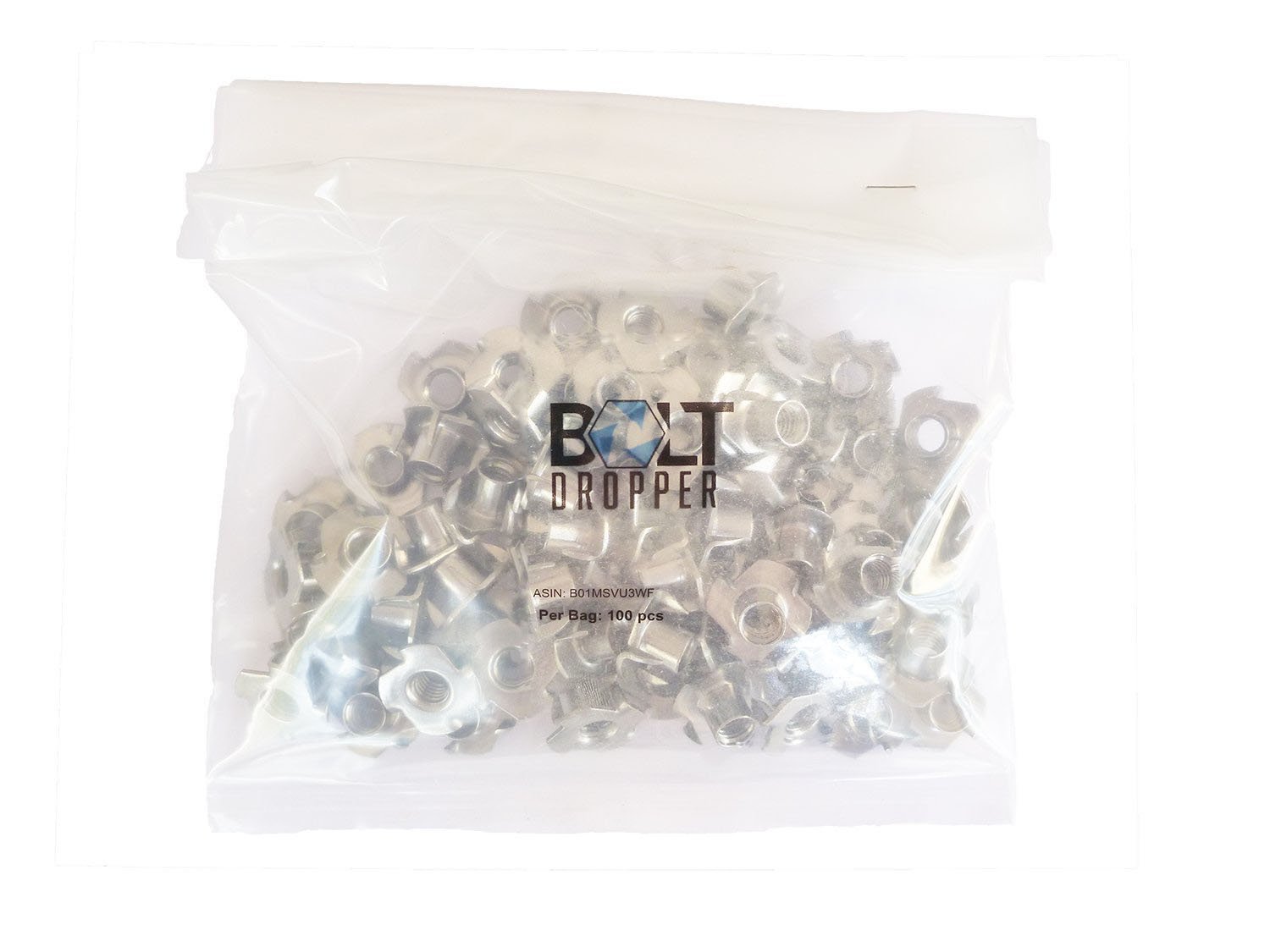 Stainless TNuts, 1/4"20 Inch, (25 Pack), Threaded Insert, Choose