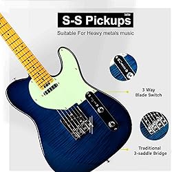 EART NK-C1 Classic Electric Guitar Maple