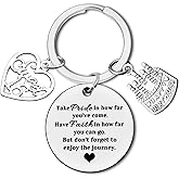 16th Birthday Gift 16th Birthday Keychain Inspirational Birthday Gift Sweet 16 Birthday Gift Encouragement Happy Birthday Jewelry Gift for Daughter Son Niece Sister Driving License Gift for New Driver