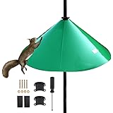 Squirrel Baffle for Bird Feeder, 19 Inch Large Squirrel Baffle for Bird Feeder Pole, Squirrel Guards for Bird Feeders for Out