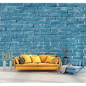 Wall Mural Brick Wall Background Removable Wallpaper Wall Sticker for Bedroom Living Room - 66x96 inches