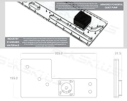 Bykski Distro Plate for Phanteks Entho Evolv Shift