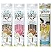 4 Packs Official Milk Magic Flavored Straws - Chocolate, Vanilla, Cookies & Cream and Strawberry - (24 Straws total)