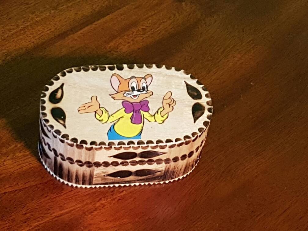 Handmade small wooden box