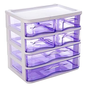 Storage Units Plastic 3 Tier Storage Drawer Unit Craft Organizer