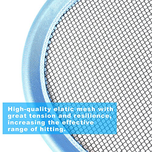 Pack of 2 26'' Badminton Tennis Rackets Kit with 2 Balls Junior Sports Elastic Mesh Badminton Racquets Set for Kids Outdoors Play Game Toy(9376A-Blue)