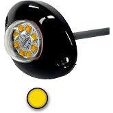 Signal Technology Unlimited 24W High-Intensity Low Profile LED Hideaway Signal Strobe Kit Hazard Light for Trucks &amp; Cars Universal - 1 Pack (Amber)