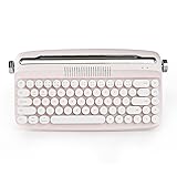 YUNZII Upgraded Wireless Typewriter Keyboard, Retro