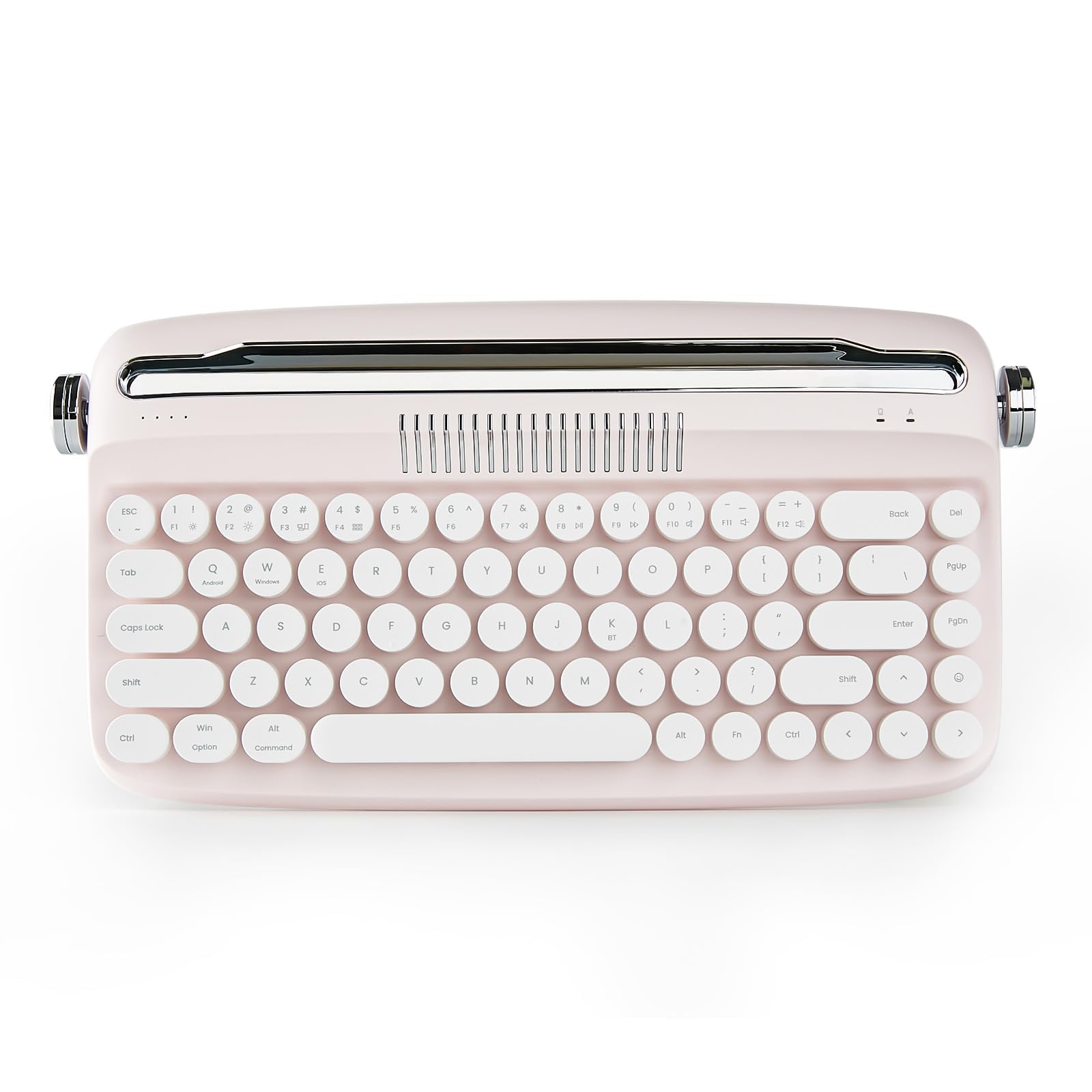 YUNZII Upgraded Wireless Typewriter Keyboard, Retro