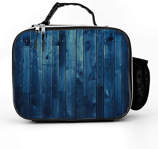 light blue lunch box