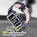 BRG Compatible with Apple Watch Band with Case, Silicone Sport Watch Band with Shock-Proof Protective Case Compatible with Apple Watch Series 3 Series 2 Series 1，Sport and Edition