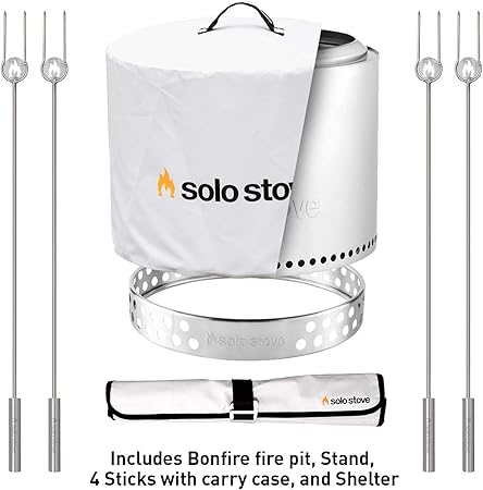 Amazon Com Solo Stove Bonfire Bundle Bonfire Fire Pit With