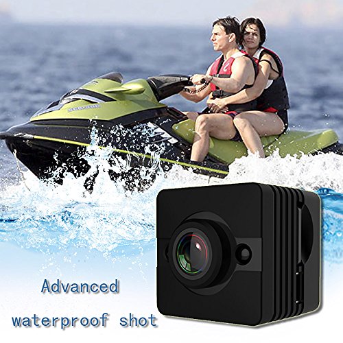 GZDL Portable Small Mini Camera Waterproof - Covert Spy Hidden Camera HD 1080P - Motion Detection Night Vision Cam - Sport Outdoor Camera for Surfing Snorkeling Cycling Drone - Thumbnail 3