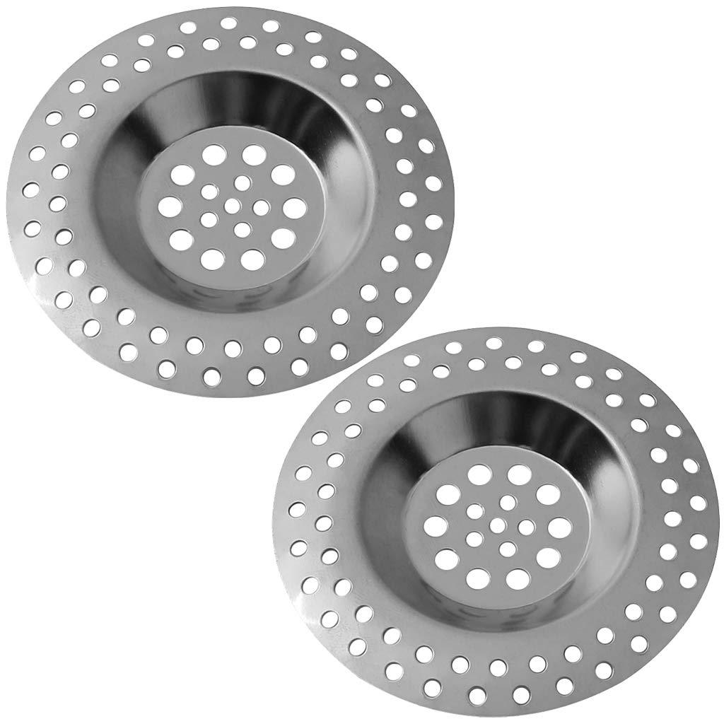 Stainless Steel Kitchen Sink Strainer Plug,Strainer Drain Protector for Kitchen and Bathroom, Hair Stopper for Bathtub,Dia.7.5cm