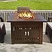 XtremepowerUS Outdoor Patio Heaters LPG Propane Fire Pit Table Garden Backyard Firepit Tabletop (Bronze)