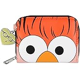 Bioworld The Muppets Beaker Mini Compact Zip Around Wallet with Dr. Bunsen Honeydew Charm