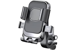 Motorcycle Phone Holder for Can-Am Spyder F3 2010-2026,Mobile Phone Shockproof Support Holder Reinforced with Alloy Material 