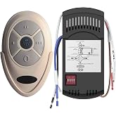 Universal Ceiling Fan Remote Control Kit, Replacement for Harbor Breeze | Receiver FAN28R Light Dimmer, Replace L3HFAN35T1 FAN-35T1 L3HFAN35T FAN-35T KUJCE9603 CHQ7202T for Hampton Bay, Hunter