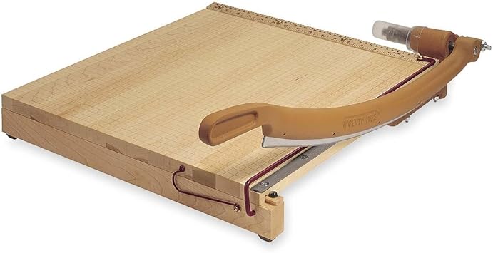 Amazon Com Gbc Quartet Classiccut Ingento 15 Sheet Paper Trimmer Maple Base 18 X 18 Case Of 2 Rotary Paper Trimmers Office Products