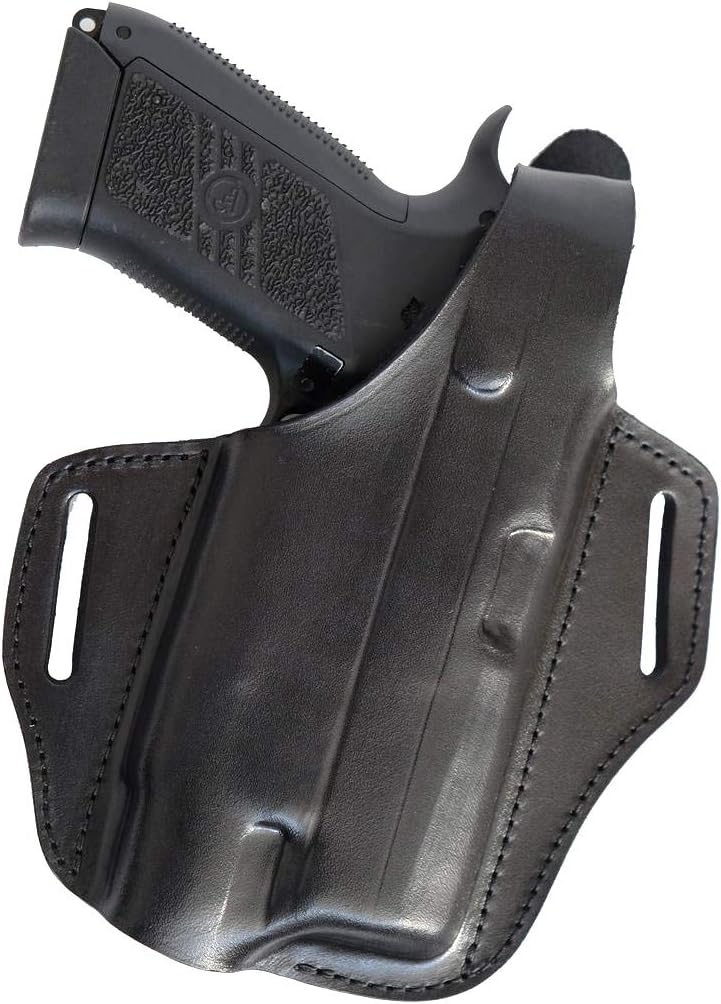 Les BAER 1911 (w Rail) - 3.5" Compatible Holster - TLR-8 Leather Belt Holster - Old-World Craftsmanship (34L/TLR 8)