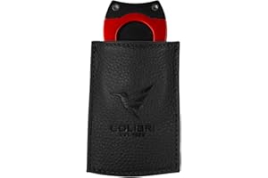COLIBRI Leather Carrying case for Cigar lighters and Cutters
