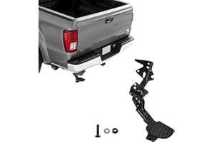 ASDJAKZP Rear Bed Step Tailgate Bedstep Compatible with Dodge Ram 1500 DT 2019 2020 2021 2022 2023 2024 2025 New Body Style D