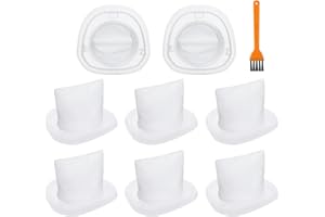 NWUCZW 8 Pack HNVCF10 Filter Replacement, Compatible with Black and Decker Dustbuster Hand Vacuums HNVC220BCP07 HNVC215B10, HNV215B12, HNVC215BW52, HNVC115J06, HNVC115B22, HNVC220BCZ01, Filter Washable