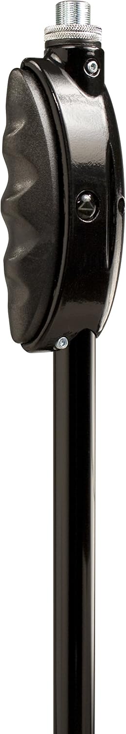 Ultimate Support Live Series One Hand Microphone Stand with Stackable Base, Black, Tall - Image 5