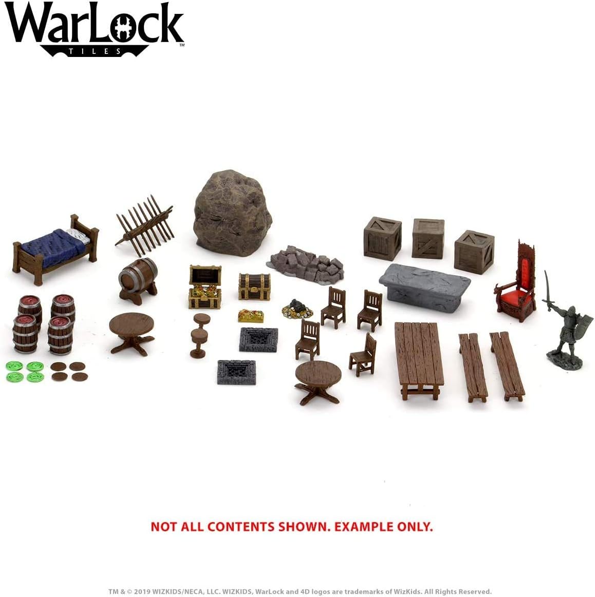 WizKids - Warlock Tiles: Dungeon Dressings, 14 inches x 14 inches x 11 inches - Image 4