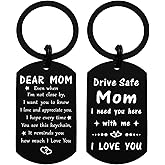 LGQDYMZ Christmas Keychain Gifts for Mom - Mom Birthday Christmas Keychain Gifts, Mommy Mother Keyring