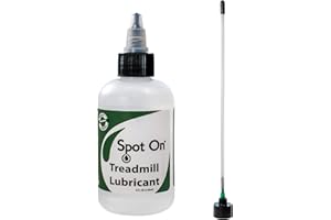 Premium Treadmill Belt Lubricant - Made in The USA - Patented 8 inch Application Tube and Precision Twist Cap - 100% Pure Silicone - Spot On