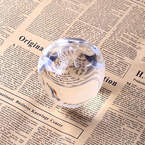 Crystal Apple Paperweight with Luxury Gift Box - 3(inch)-Crystal Statues and figurines - Home decoration-Gift for lover home office lover - Thumbnail 4