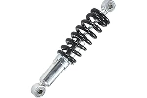 HOOUP 260mm 10.2" Adjustable Rear Shock for 50cc 70cc 90cc 110cc 125cc Baja Motorsports DR70 Tao Tao DB20 Kids Pit Dirt Bike Four Wheeler Quad ATV Small Motorcycle Heavy Duty Black
