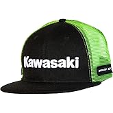 D'cor Visuals Racing Snapback Hat &ndash; Compatible with Kawasaki-Inspired Moto Style &ndash; Men's Cap for Dirt Bike, Motocross, and Off-Road Racing