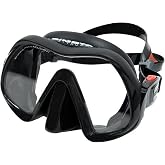 ATOMIC Aquatics Venom Frameless Scuba Diving Mask with Rigid Silicone Skirt | Comfortable Ultra-Clear Swimming Mask for Scuba Diving &amp; Snorkeling