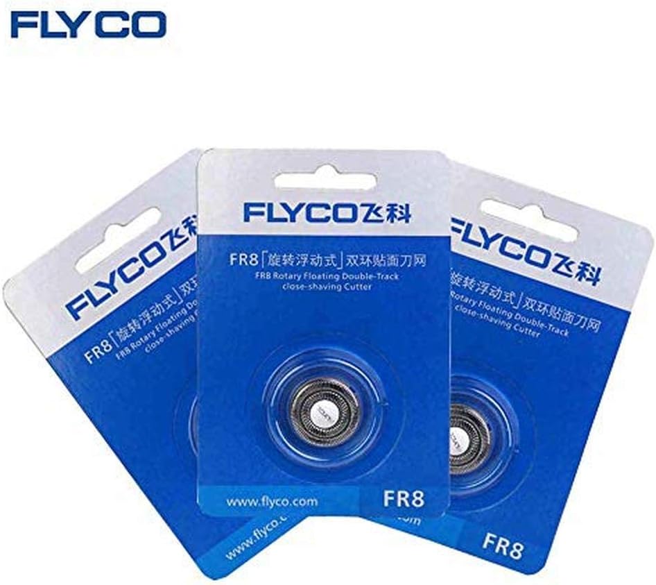 3PCS 3Set/Lot Electric Razor Blade Replacement For Flyco Razor Blade Shaver Head FR8 Fit For FS339 FS376 FS372 FS867