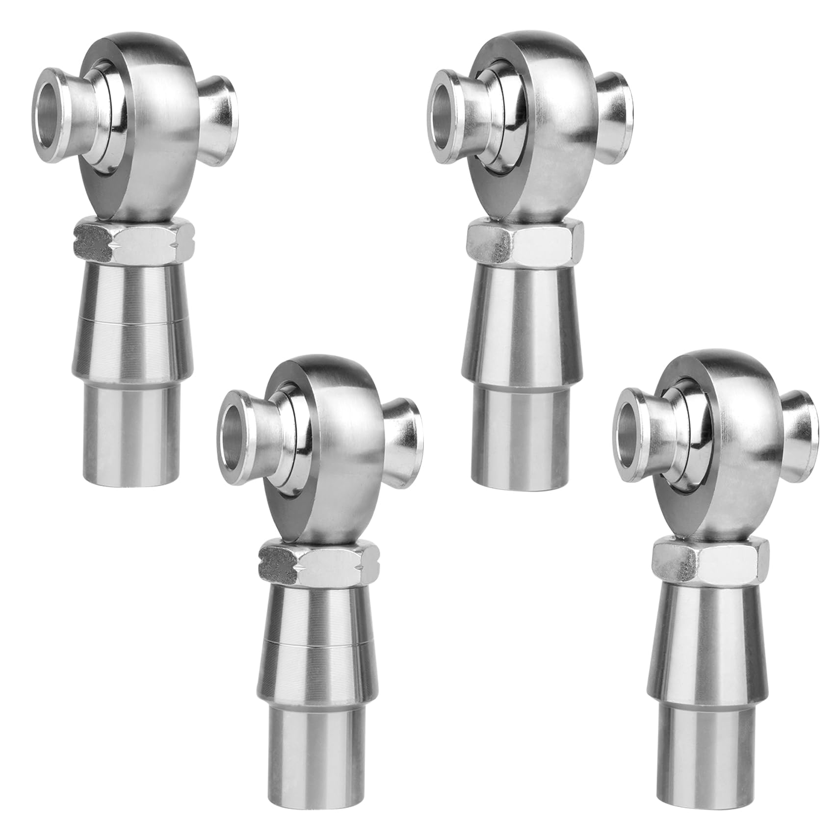 Photo 1 of 3/4'' Heim Joint Rod End Kit, .750" Chromoly Joints Panhard Kit, 2 Set Left and Right Hand Thread with Tube Adapter and Jam Nut, 3/4'' Rod End Heim Joint for Steering Kit, Suspension, Traction Bars