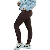 JULIA ROSE Luxe High-Waisted Leggings with Pockets for Women - Buttery Soft Tummy Control Leggings for Women