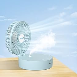 I-SHUNFA Portable Folding Fan, 2000mAh