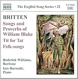 SONGS AND PROVERBS AND TIT FOR TAT AND FOLK-SONGS  image
