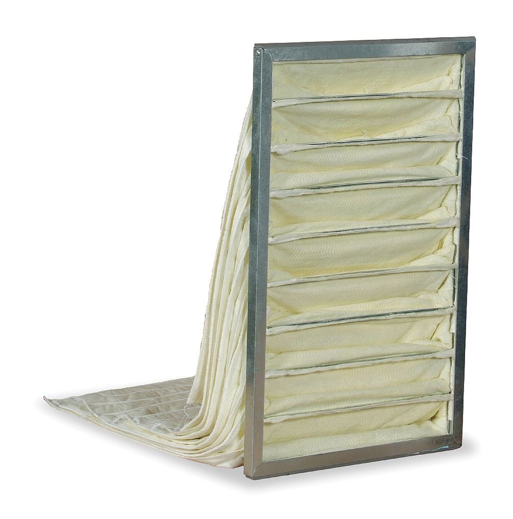 Dayton 2HNT1 Bag Filter, 16x25x22in, 2HNR8, 2HNR9