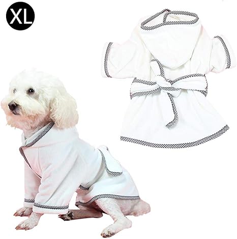 Amazon Co Jp ペット用品 ペットバスローブ 犬用バスタオル パジャマ 速乾ペットローブ お風呂上がり 犬用ガウン 吸収速乾タオル 犬猫 バスローブ ペットローブ 中小型犬用品 ホーム キッチン