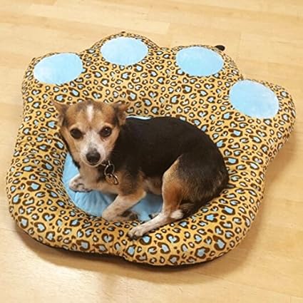 paw shaped dog bed