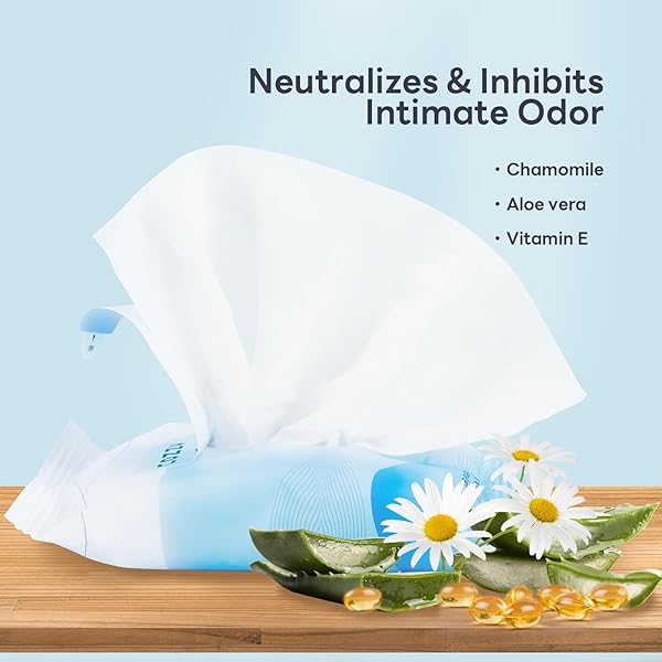 COZZY INTIMATE DEODORANT WIPES – FLUSHABLE, BIODEGRADABLE, & PH BALANCED, REMOVES ODOR – GENTLE, ALL SKIN TYPES, ALCOHOL FREE, PARABEN FREE, ALUMINUM FREE – 12 COUNT (PACK OF 3)
