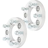 OCPTY 2PCS 5x4.75 to 5x4.75 Wheel Spacers 1 inch (25mm) Spacers 5x120.65 5 Lug with 12x1.5 Studs fits for Corvette Wheel spacers for Camaro S10 for S15 Jimmy Wheel spacers