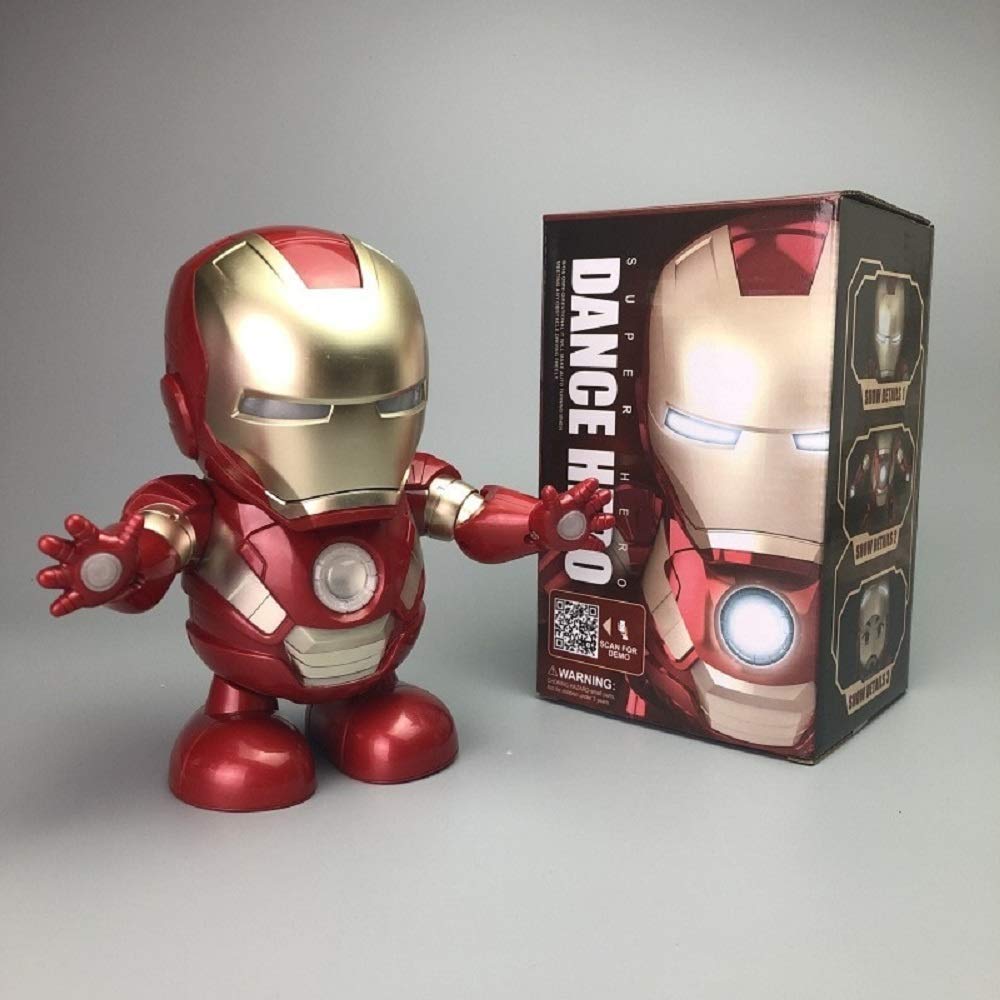 dancing iron man robot
