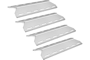 ZEMIBI Heat Plate Replacement Parts for Charmglow, Home Depot, Nexgrill, Jenn-Air, Kirkland, Member's Mark, Perfect Flame, Sams and Other Gas Grills, 17 5/16", 4-Pack