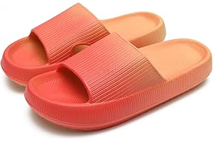 sharllen Cloud Slides for Kids Boys Girls House Slippers Comfy Kids Cloud Slippers for Boys Non-Slip Kids Slippers for Girls Beach Slide Sandals Black/White/Beige