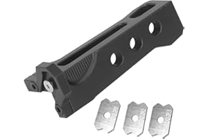 Woodworking Banding Trimmer, Aluminum Alloy Manual Wood Planer Arc Woodworking Chamfer Burr Scraper, R1 R2 R3, for Quick Wood